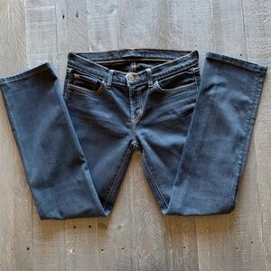 J Brand Jeans Cigarette Leg 914 Black Size 28